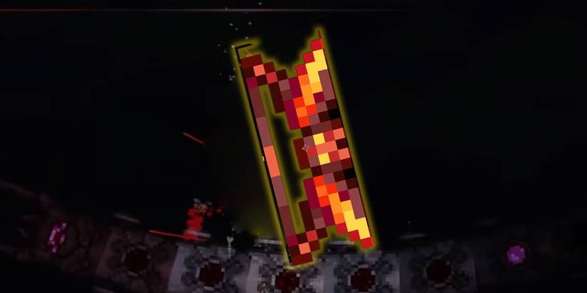 Hellwing Bow in Terraria
