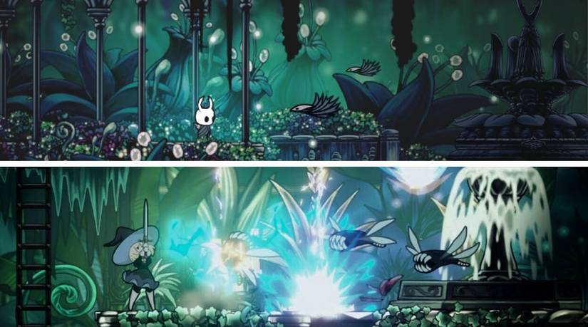 Hollow Knight and Never Grave