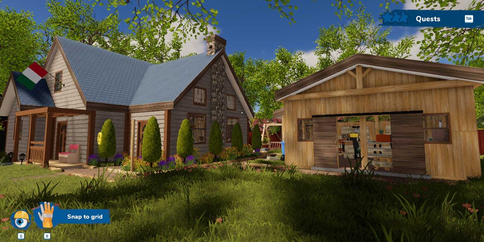 House Flipper 2 home and shed