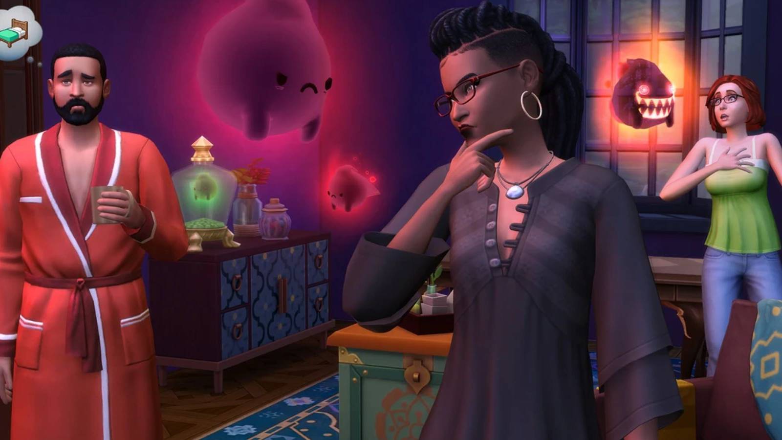 Sims Haunted by Ghosts