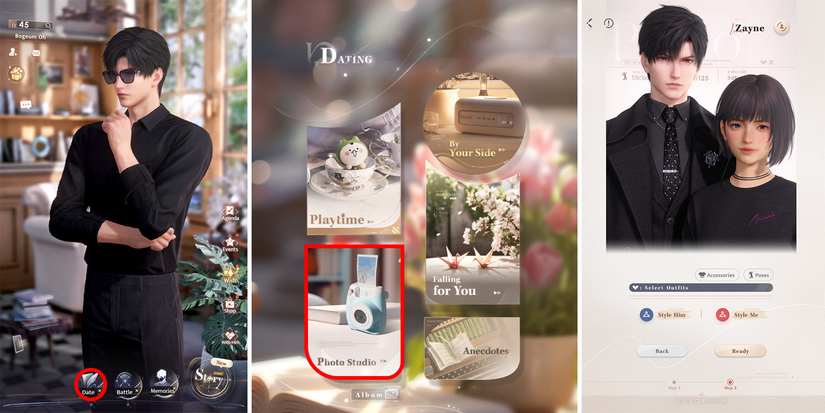 how to change hair color & length in love and deepspace