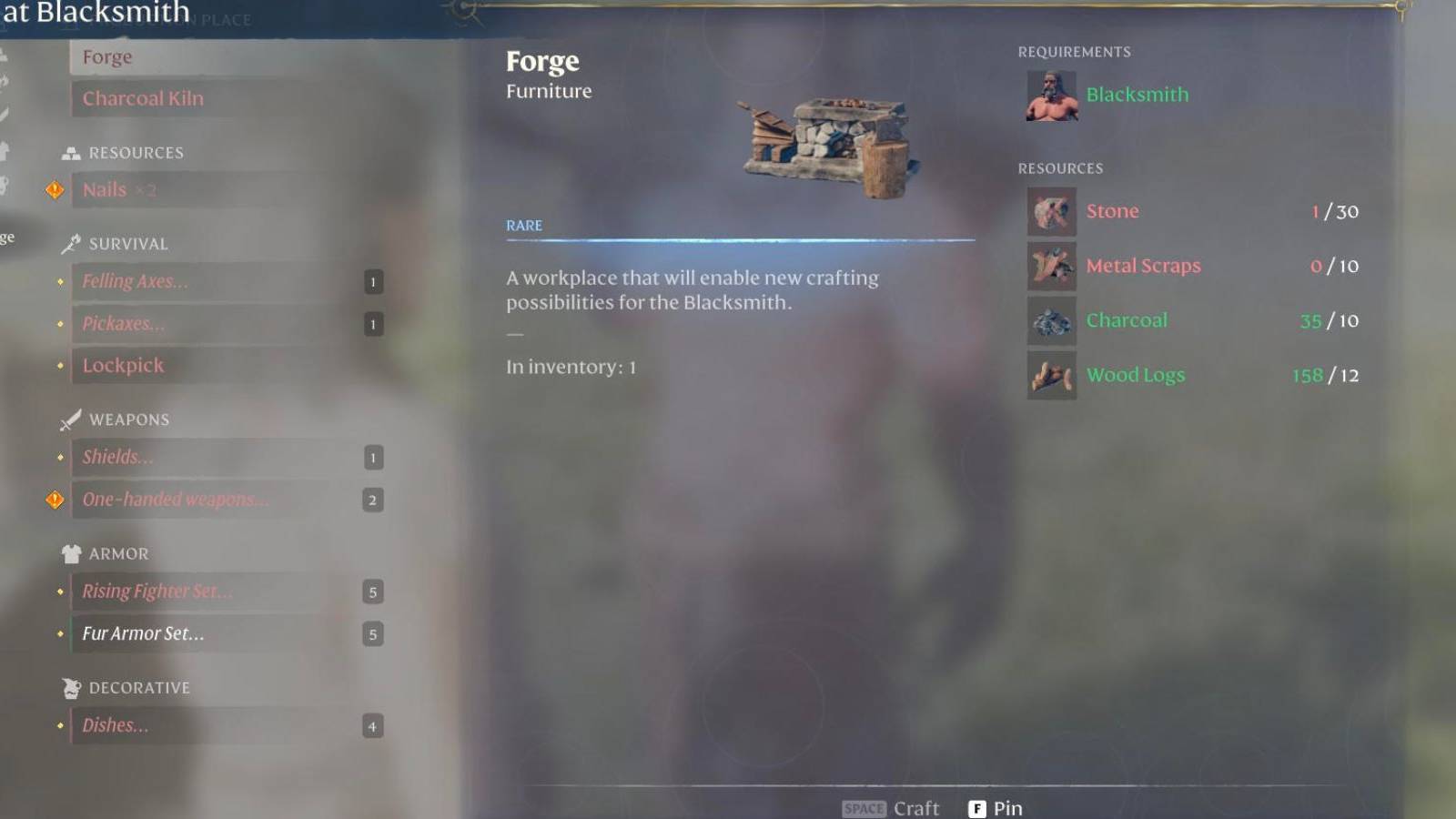 forge recipe enshrouded