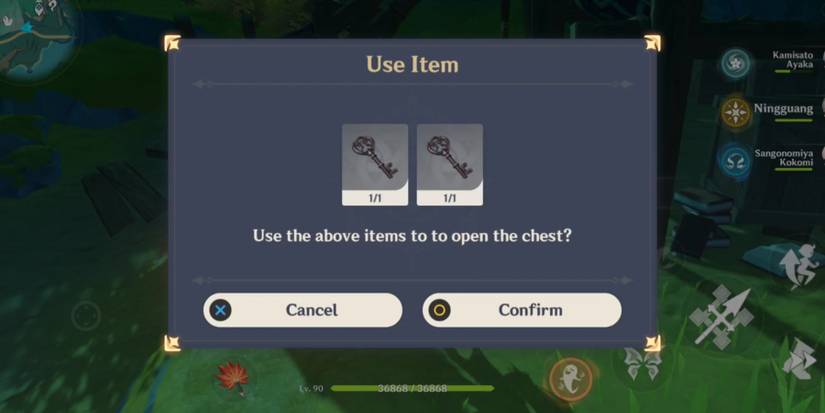 how to use forgotten key chenyu vale in genshin impact