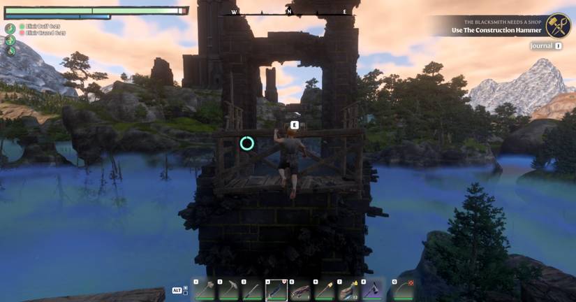 How to Use Grappling Hook in Enshrouded