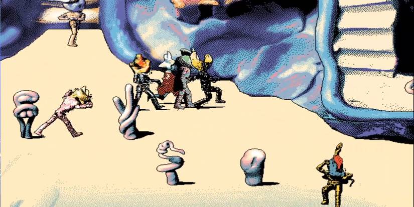 Walking with the party in Hylics