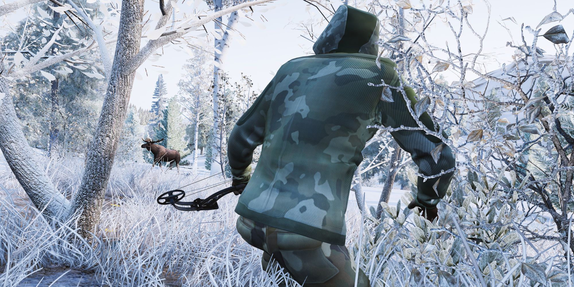 A player watching its prey in Hunting Simulator