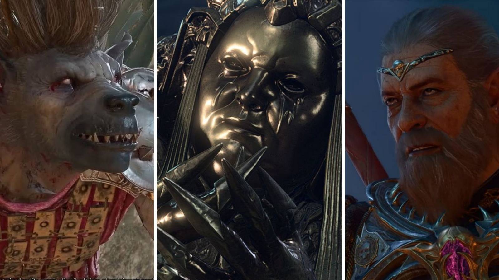 A grid of three fights that can be avoided in Baldur’s Gate 3