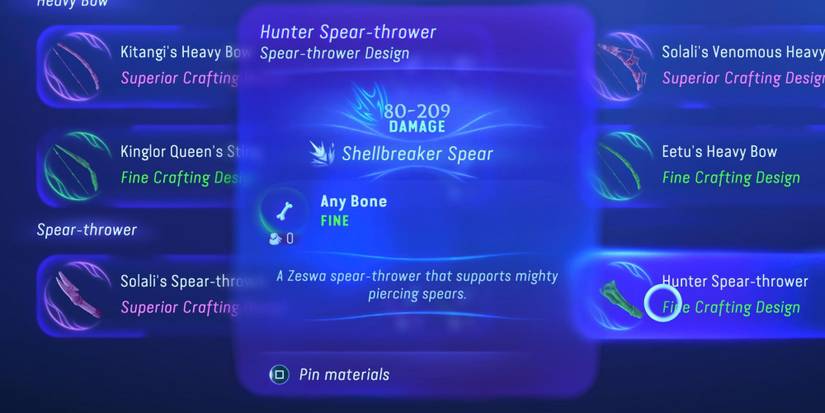 A Hunter spear-thrower in Avatar: Frontiers of Pandora