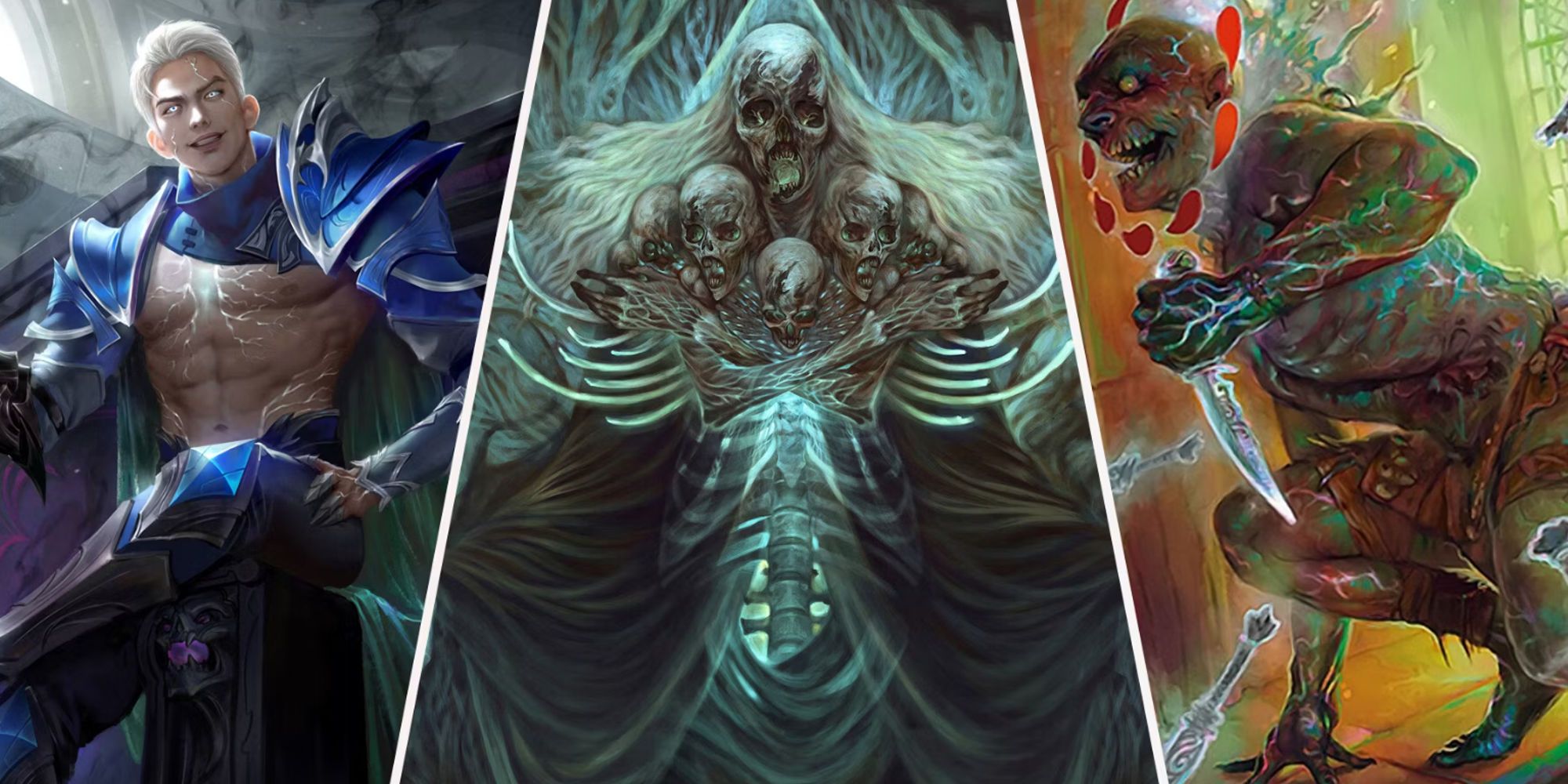 The 3 Gods of Death from Baldur's Gate; Bane, Myrkul, And Bhaal