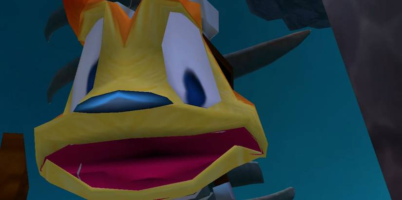 Daxter Looking At The Camera Screaming