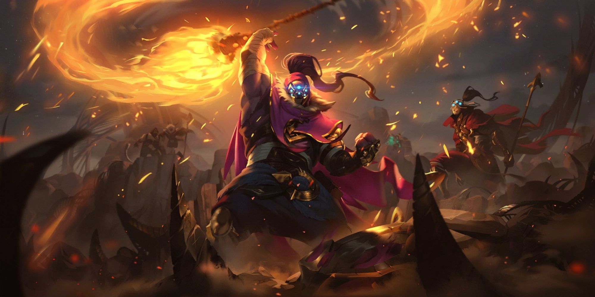 Level 2 art of Jax from Legends of Runeterra