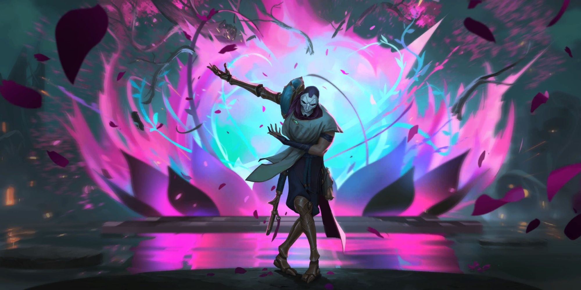 Level 2 art of Jhin from legends of Runeterra