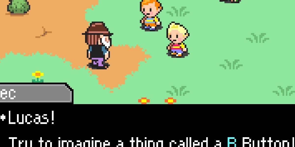 lucas and claus talking to alec in mother 3