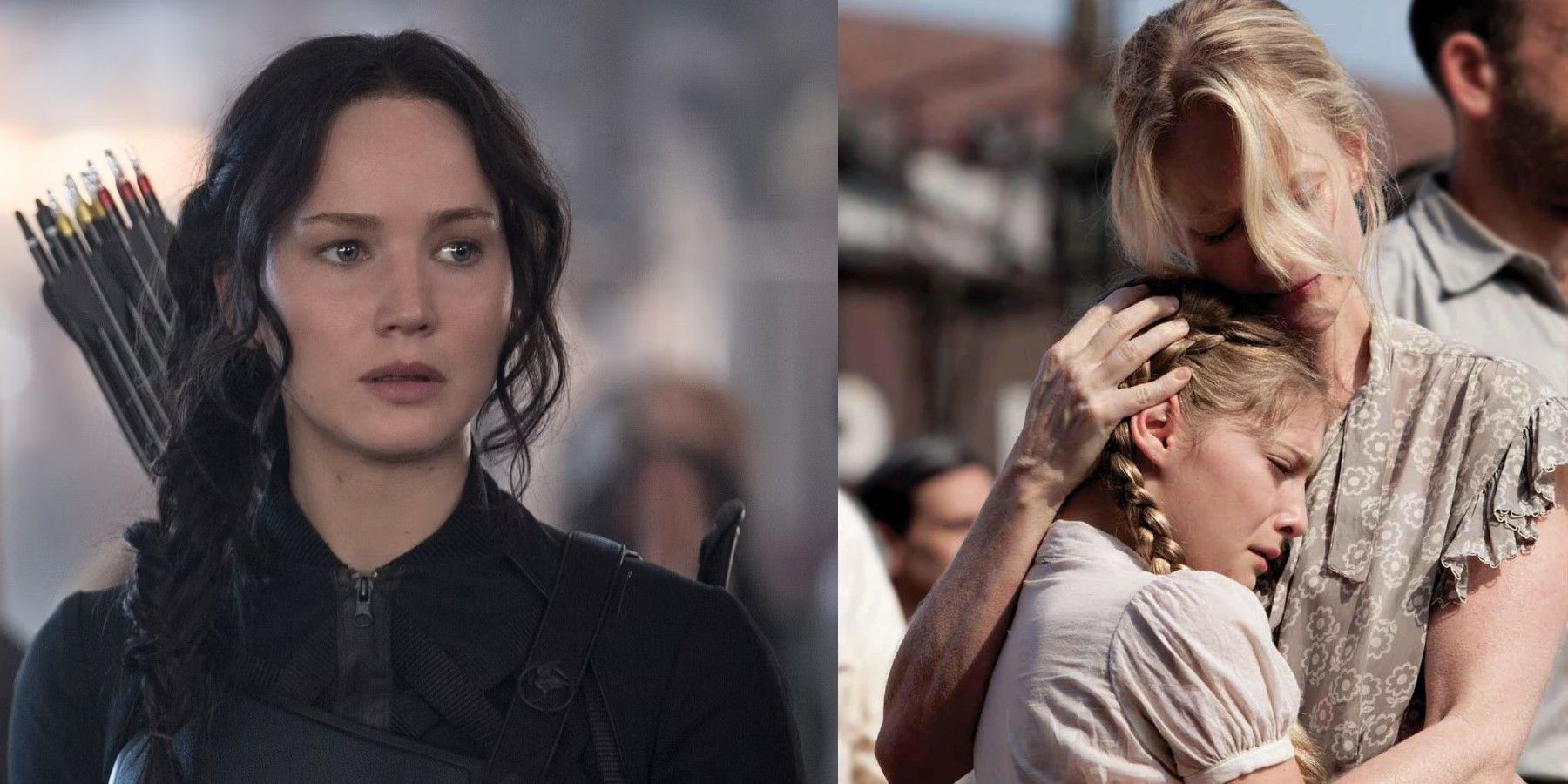 The Hunger Games: Katniss, Prim and her mother