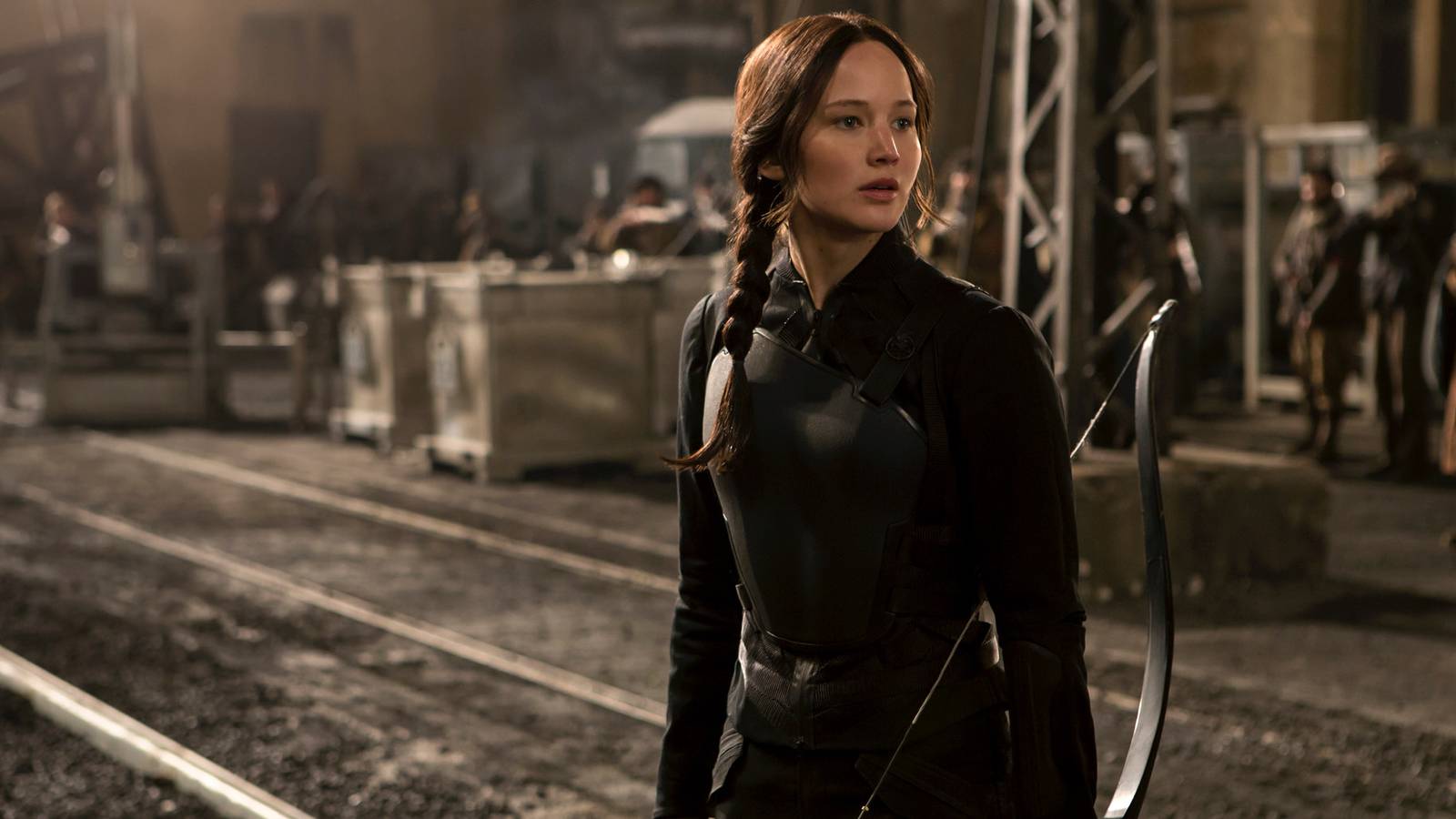 Katniss in the Battle of District 2