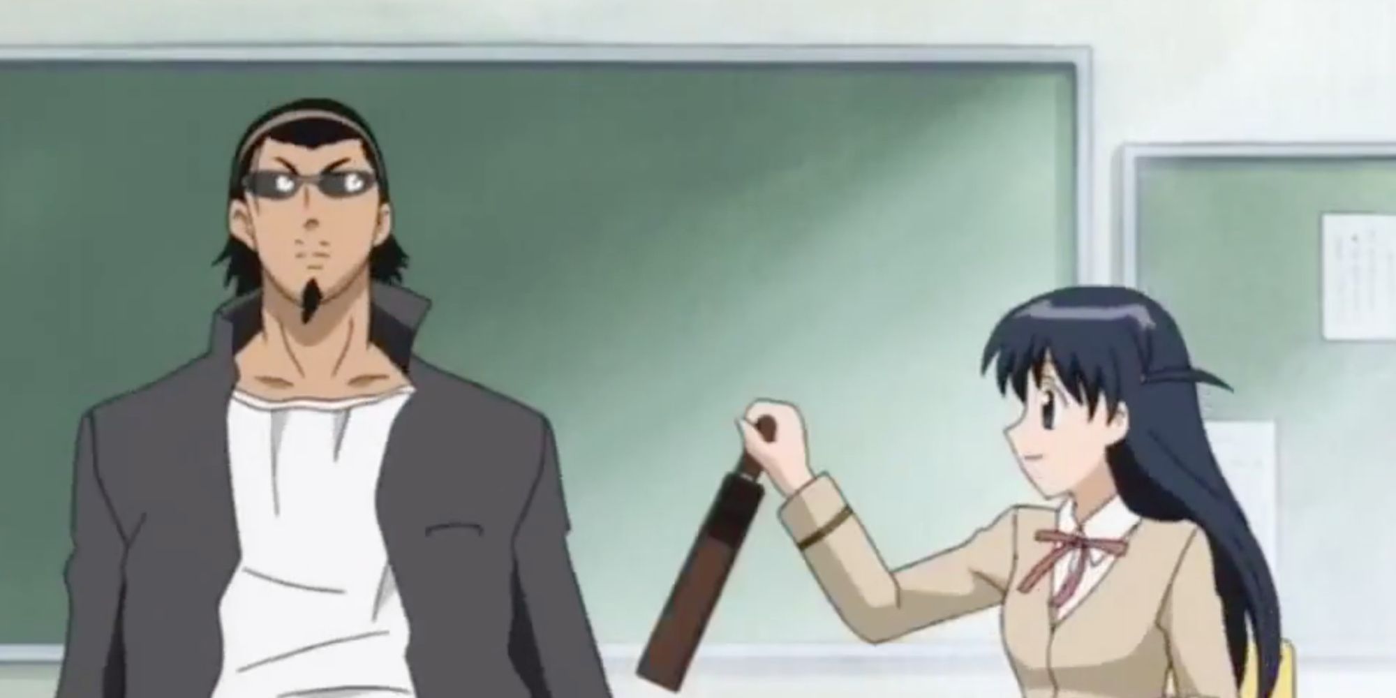 Kenji and Tenma in School Rumble