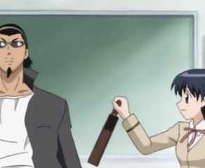 Kenji and Tenma in School Rumble