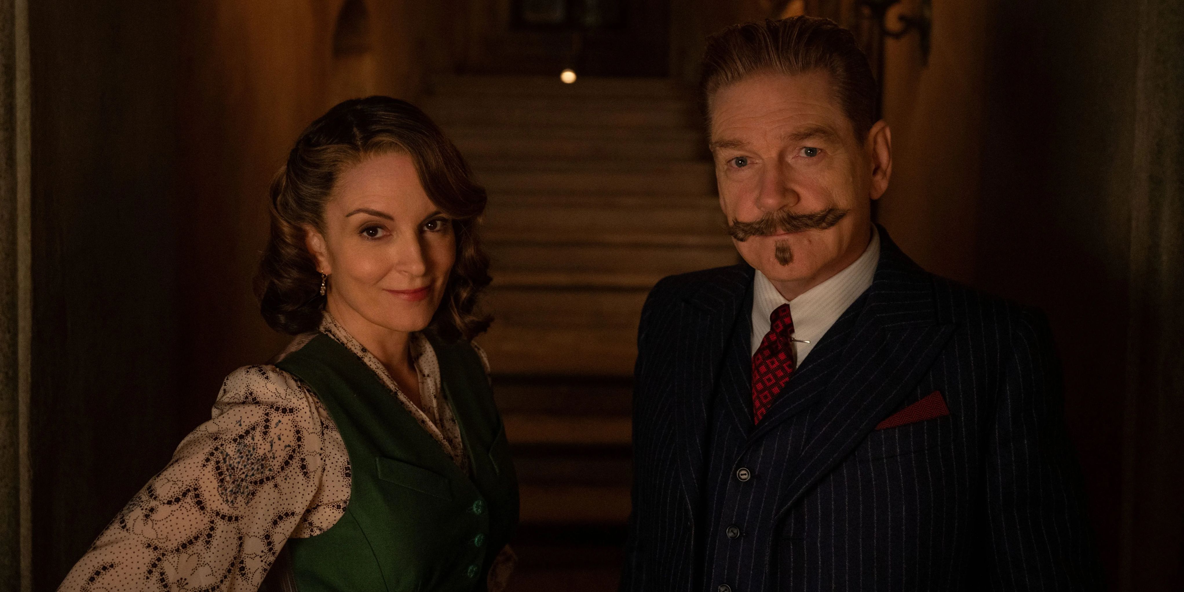 Kenneth Branagh and Tina Fey in A Haunting in Venice