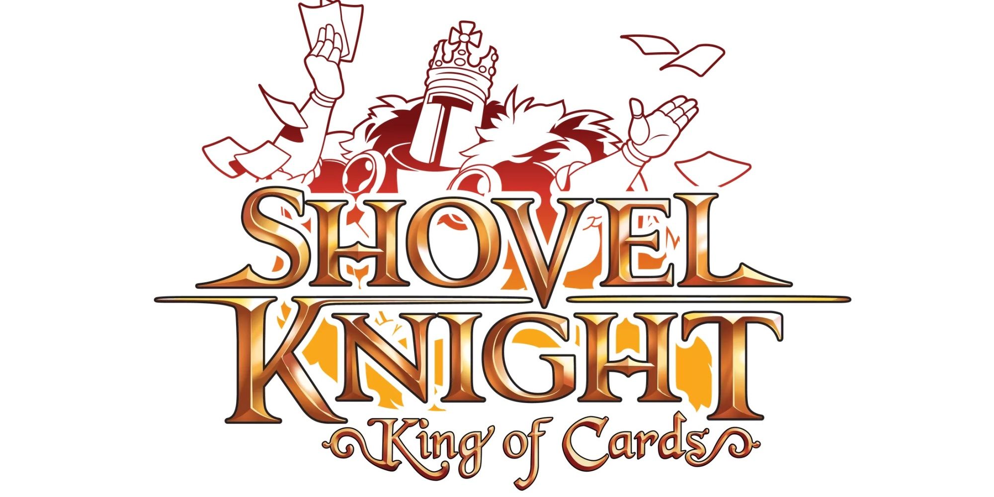 The logo from Shovel Knight King of Cards