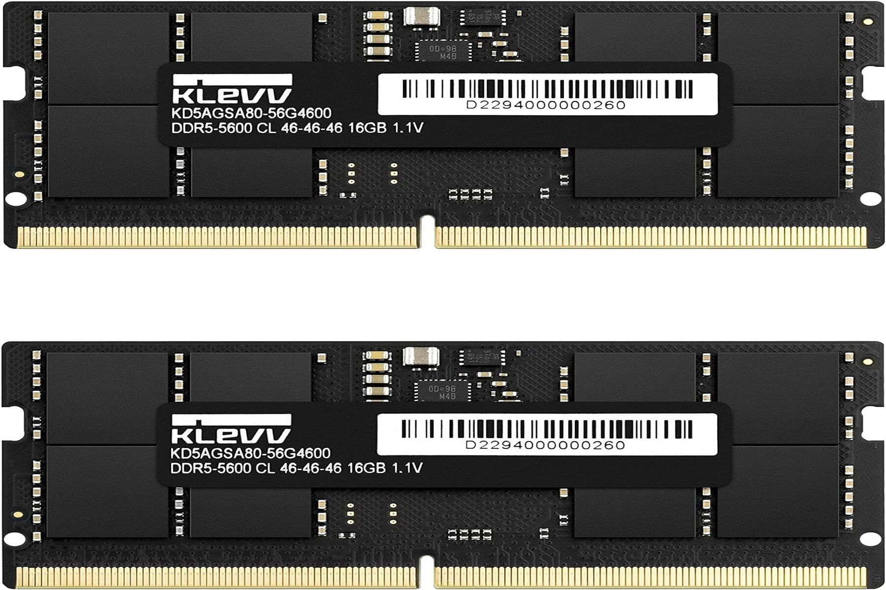 KLEVV DDR5 32GB (2x16GB) 5600MHz