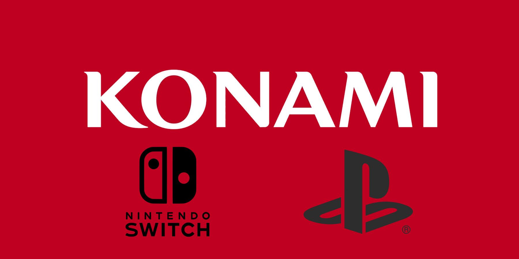 Konami Nintendo Switch PS logos