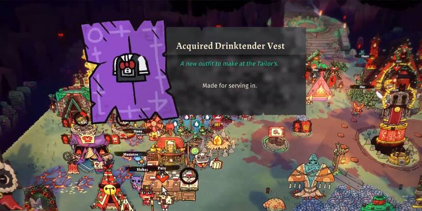 Unlocking the Drinktender Vest in Cult of the Lamb Sins of the Flesh.