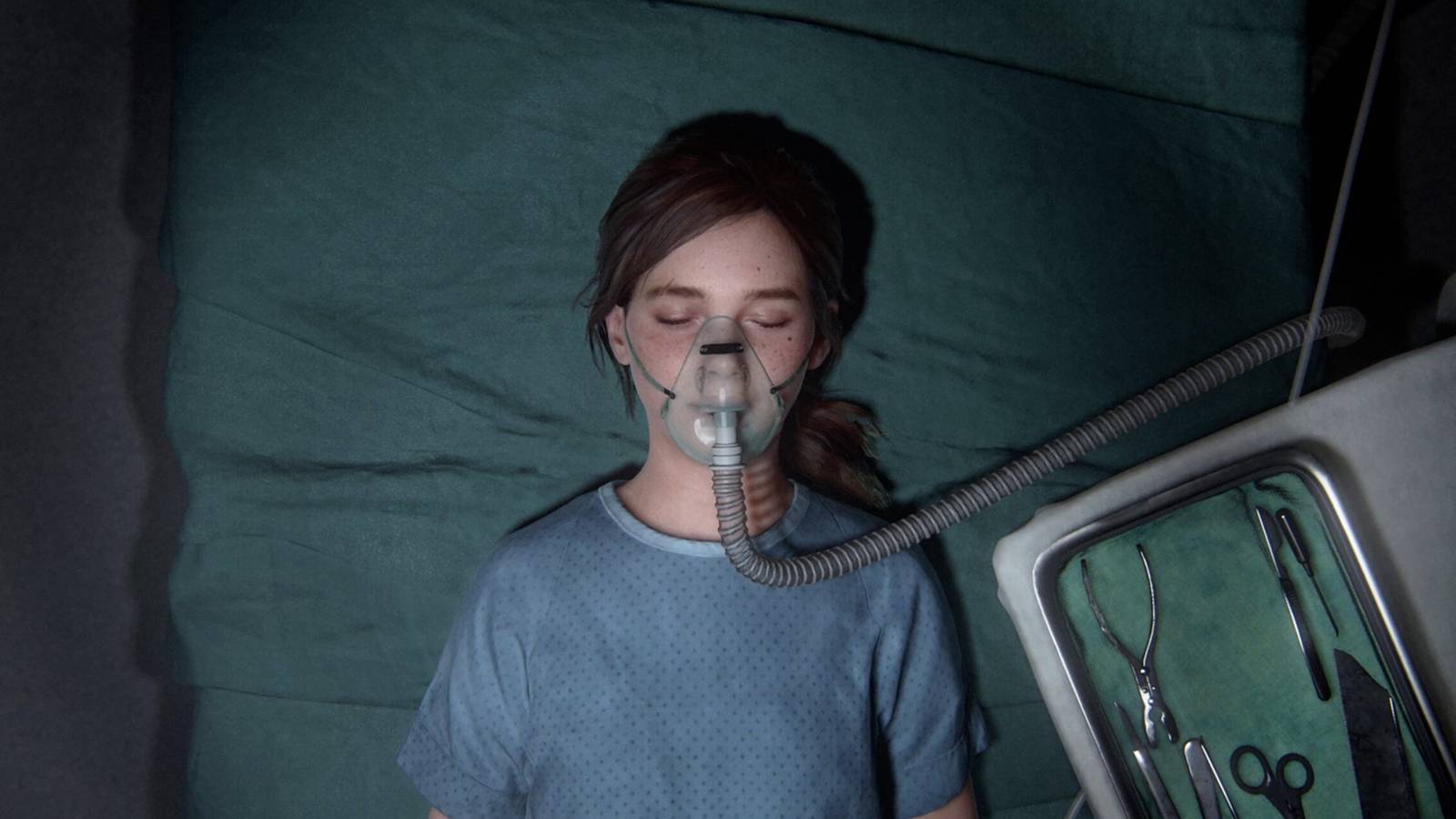 last of us 2 ellie on ventilator