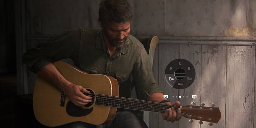 last of us 2 joel playing guitar