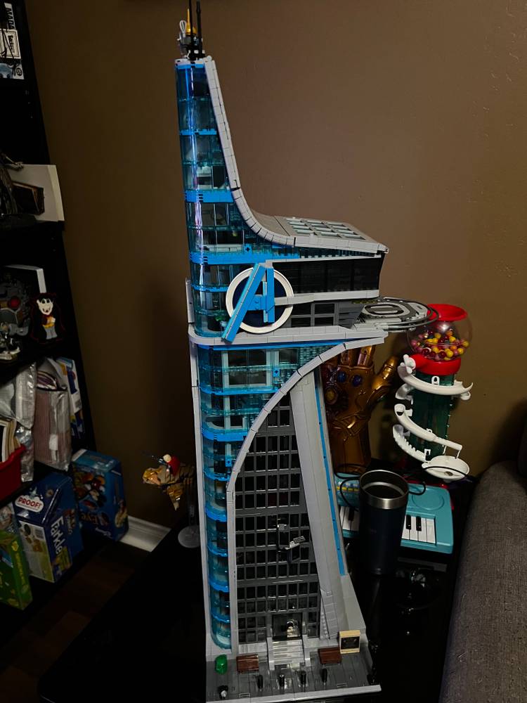 lego avengers tower marvel set review