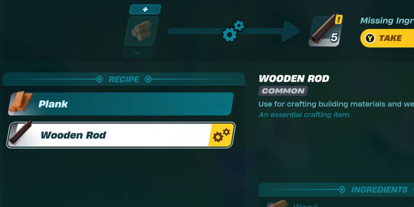 materials to make shortsword