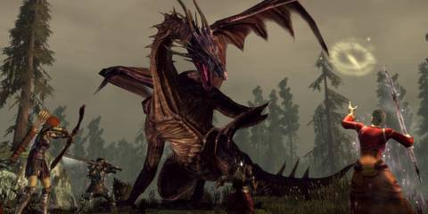 Dragon Age: Origins dragon fight