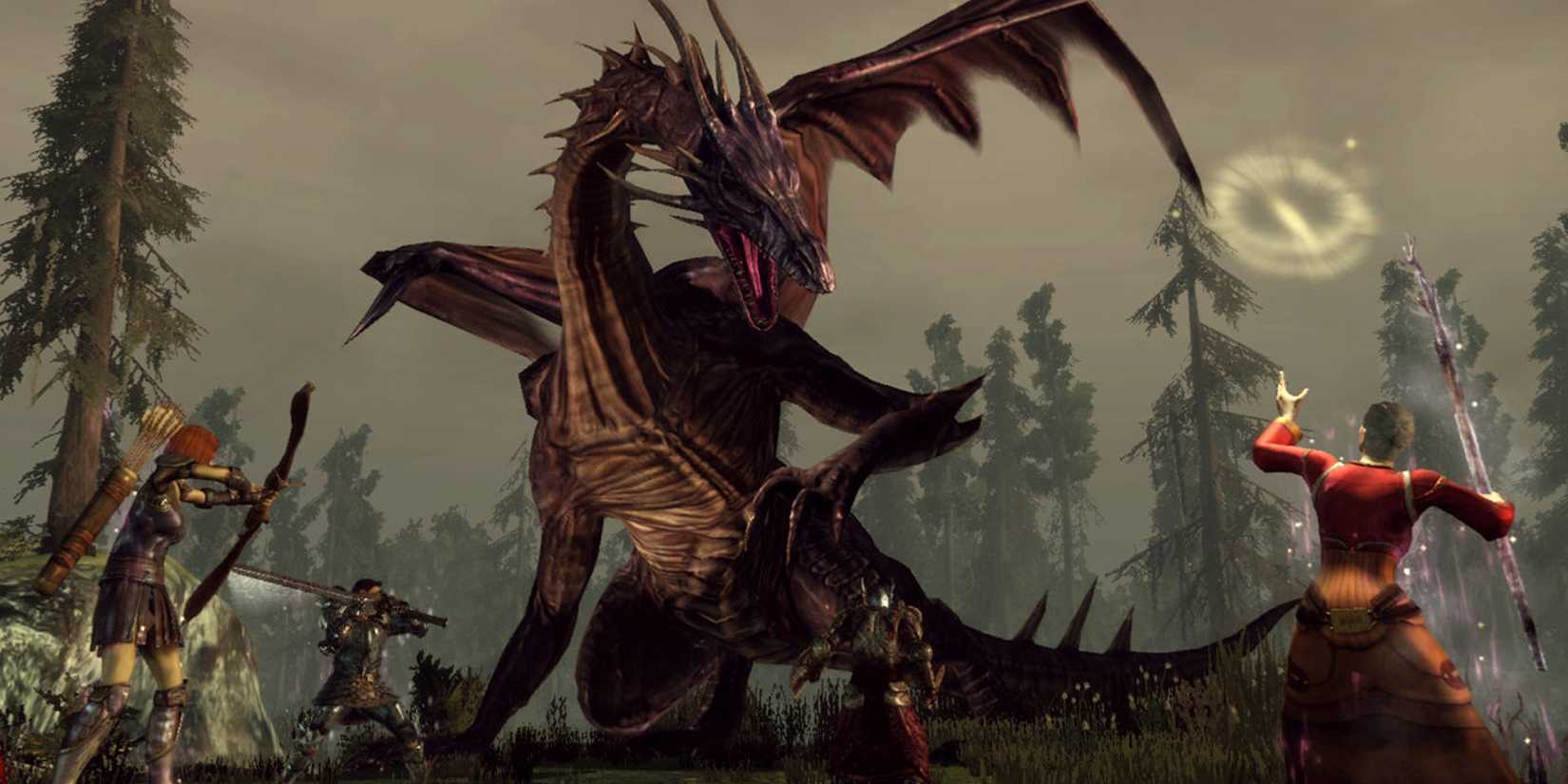 Dragon Age: Origins dragon fight