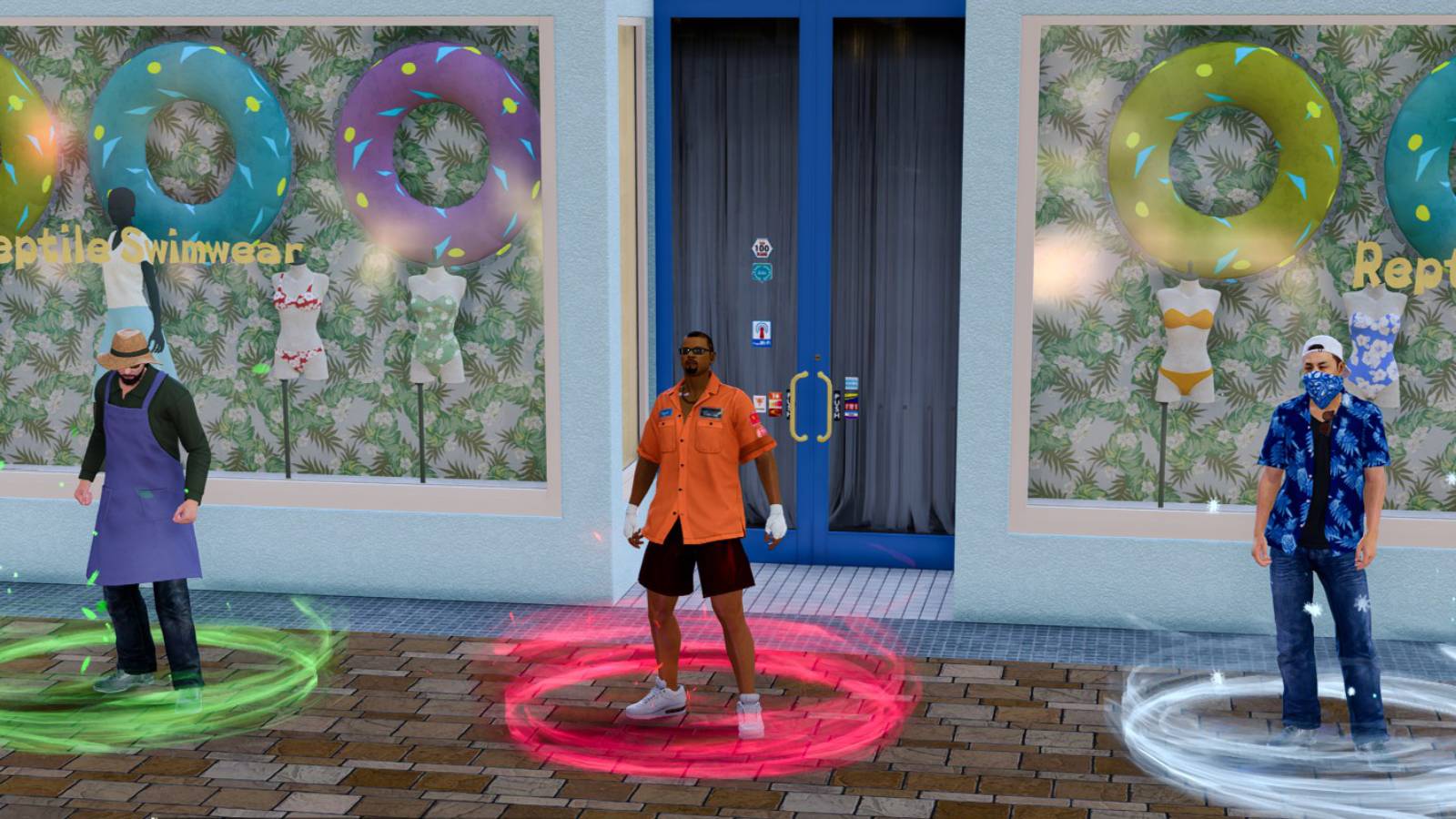 Like A Dragon Infinite Wealth Starter Suijimon Red Blue Green