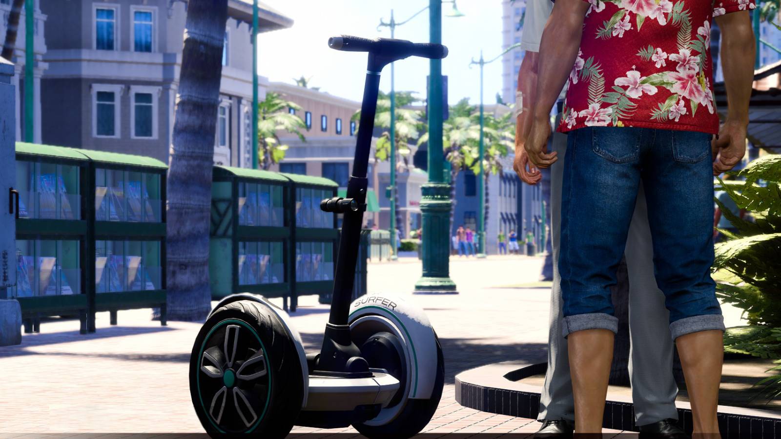 Like A Dragon Infinite Wealth Street Surfer Scooter Segway Ichiban