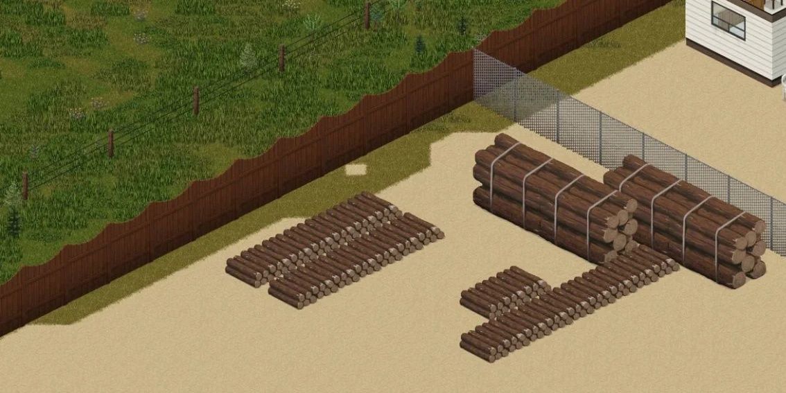 Log Stacker mod for Project Zomboid