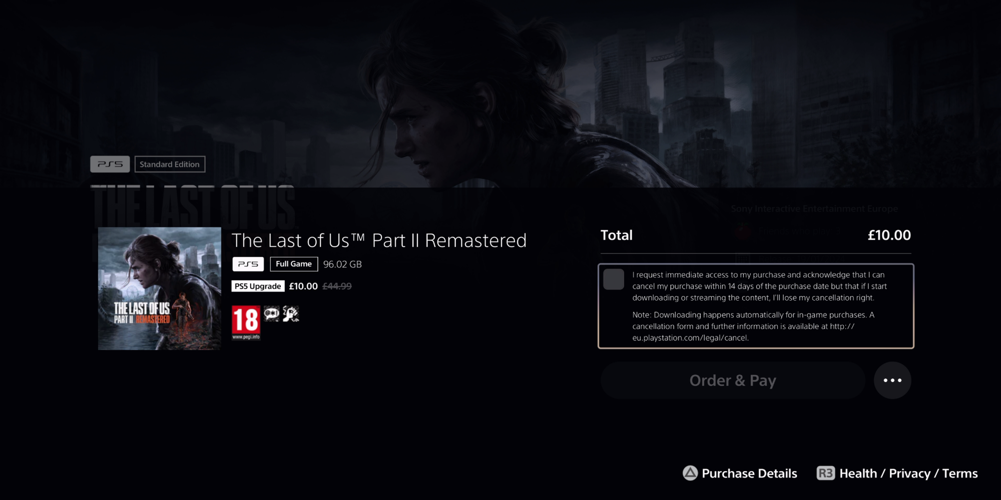 THE LAST OF US PART II REMASTERED