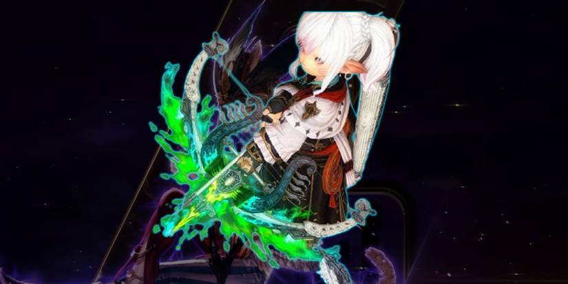 Majestic Manderville Harp Bow by Momiji Inubasiri of FF14 Database