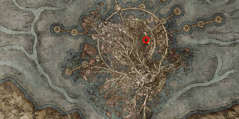 Malenia location on the map in Elden Ring
