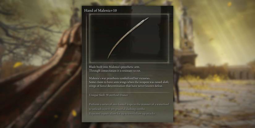 Hand of Malenia Katana in Elden Ring