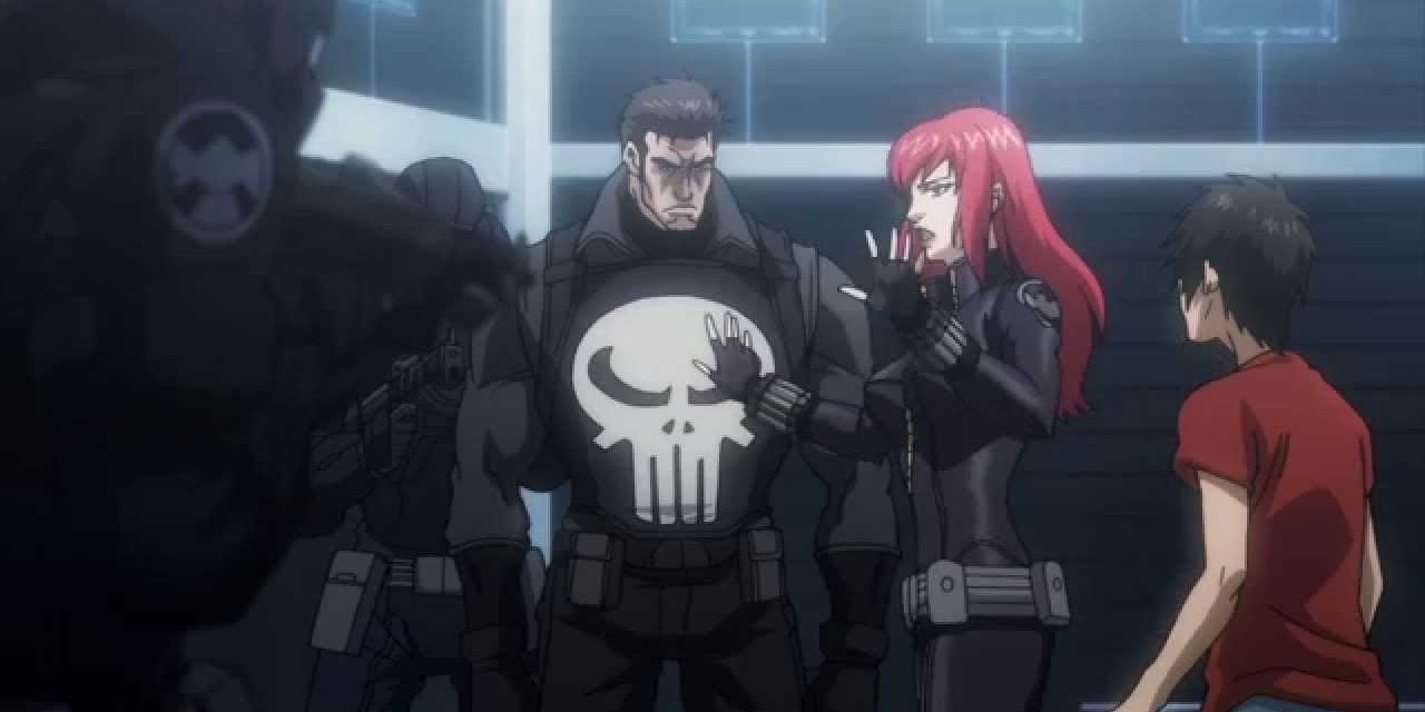 Marvel Anime and Manga- Avengers Confidential Punisher Black Widow
