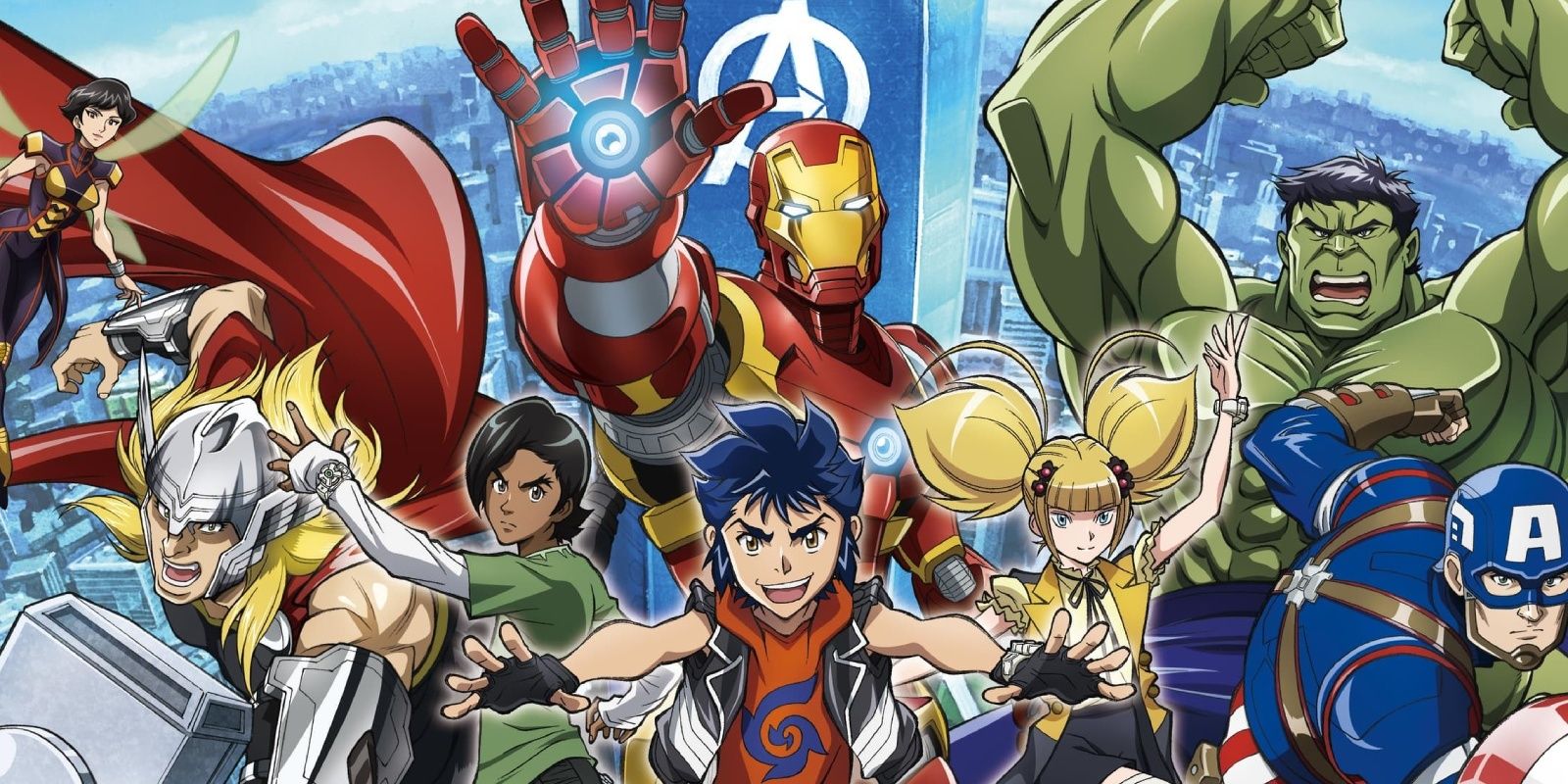 Marvel Anime and Manga- Marvel Future Avengers