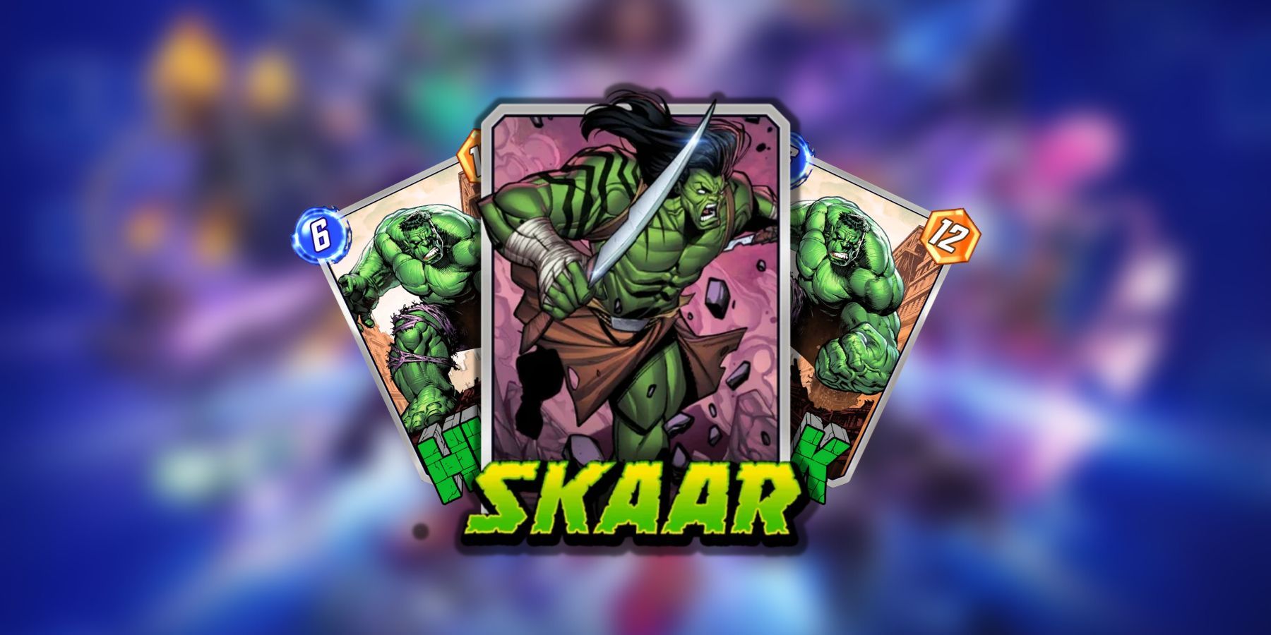 skaar and hulk cards in marvel snap.