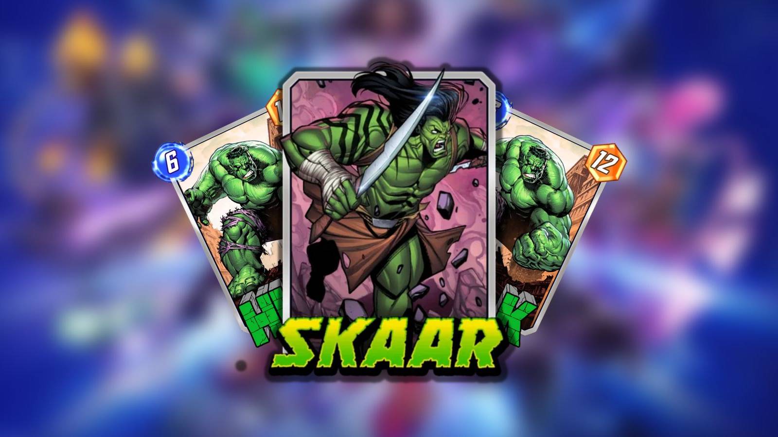 skaar and hulk cards in marvel snap.