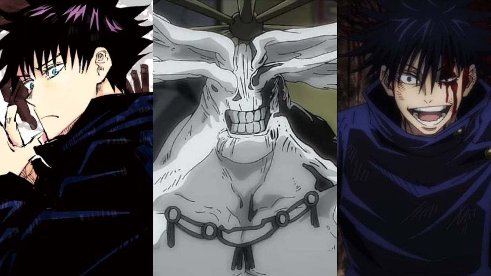 megumi fushiguro mahoraga peak jujutsu kaisen jjk