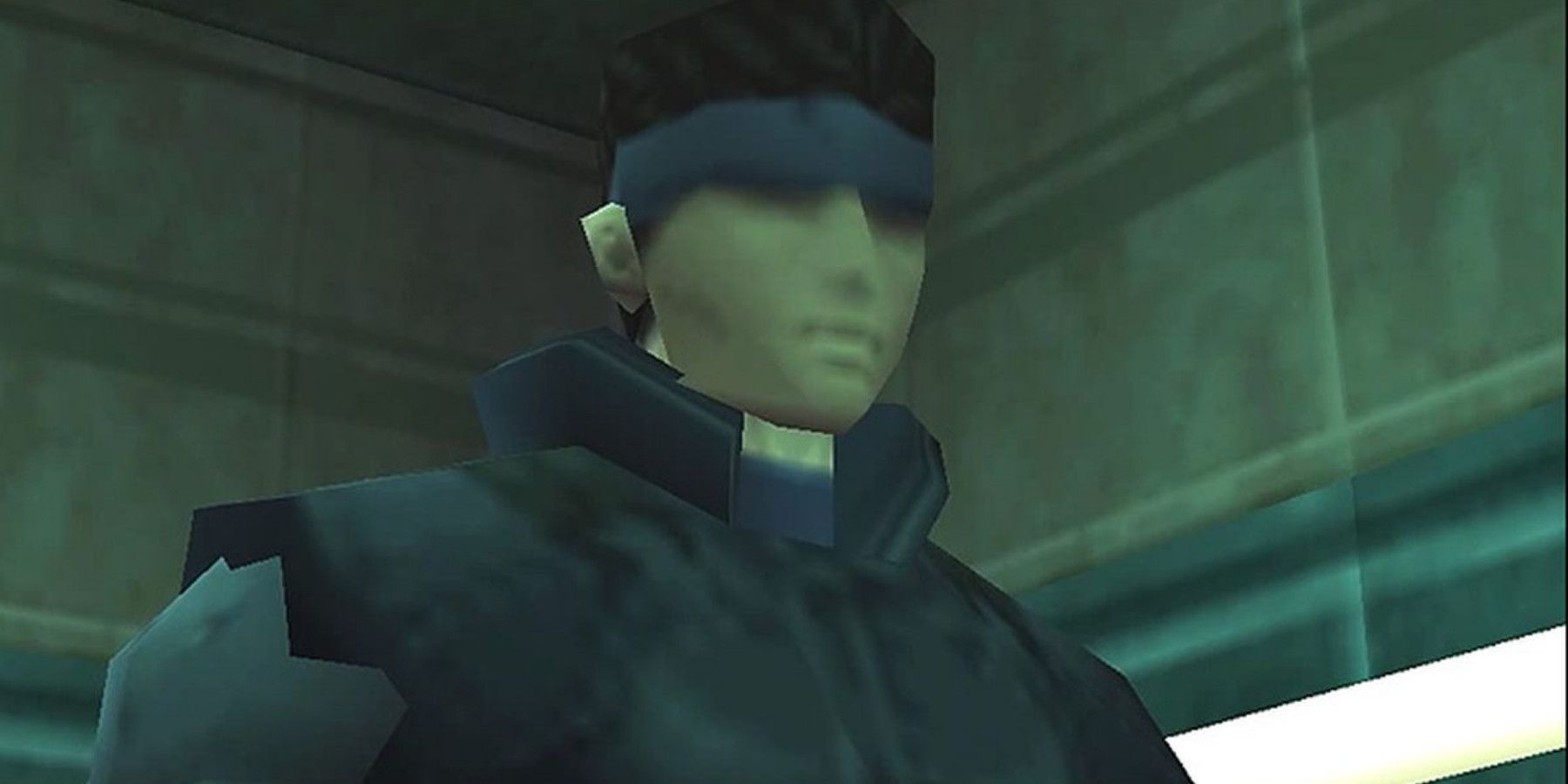 Closeup of Solid Snake