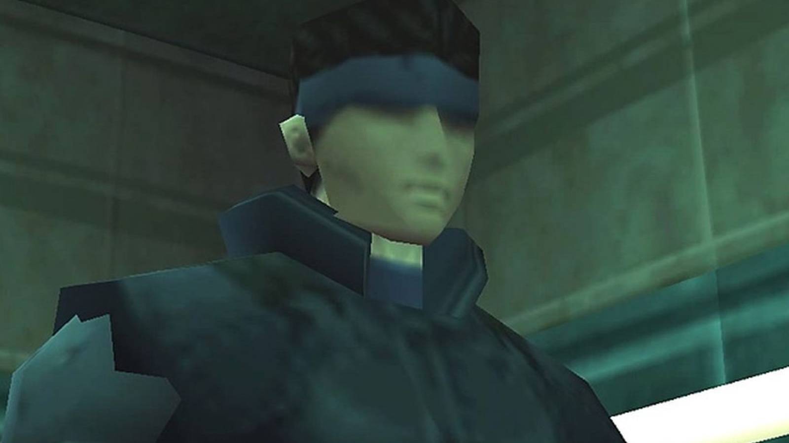 Closeup of Solid Snake
