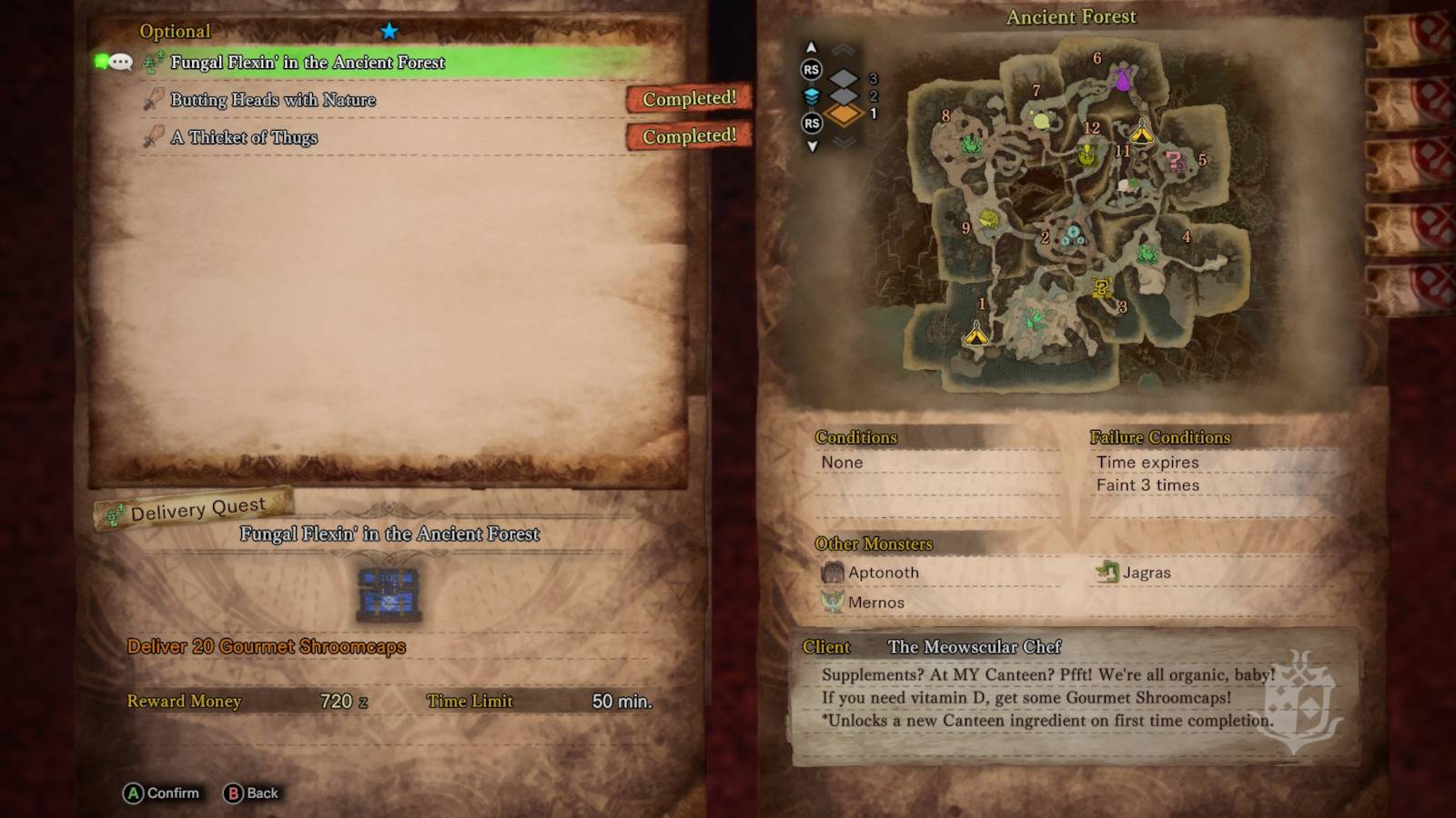 mhw gourmet shroomcaps