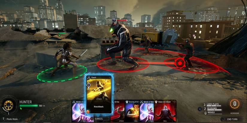 The Hunter engaging a demonized Venom and Hyrda soliders