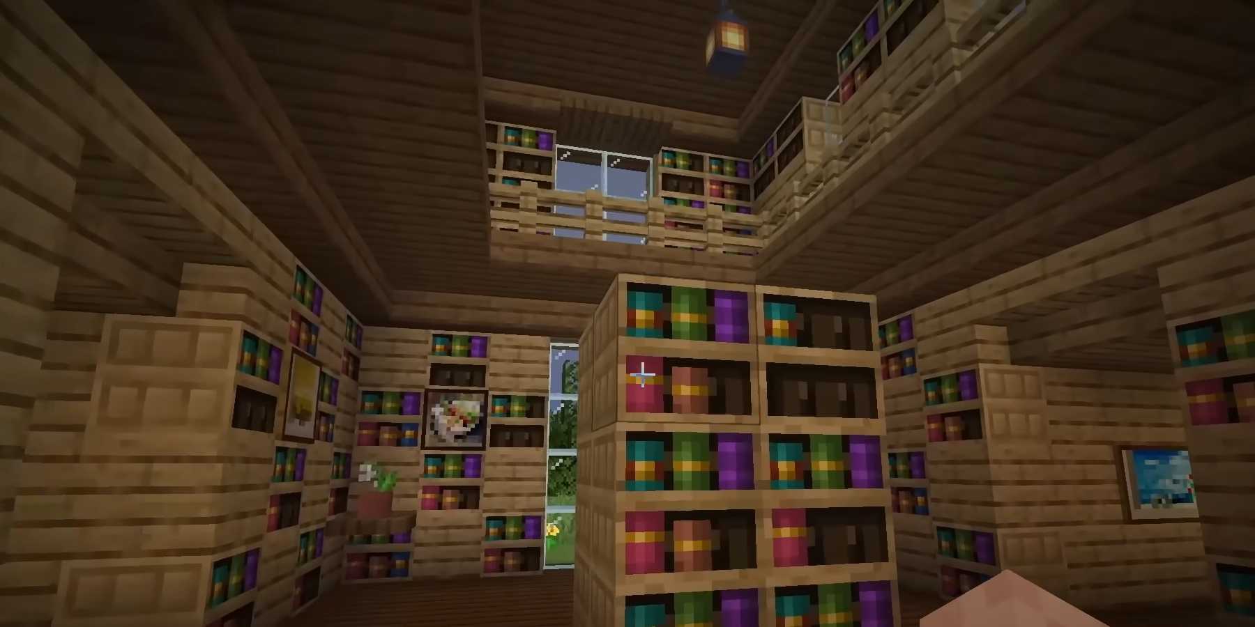 Minecraft Player Creates Library for Every Enchantment