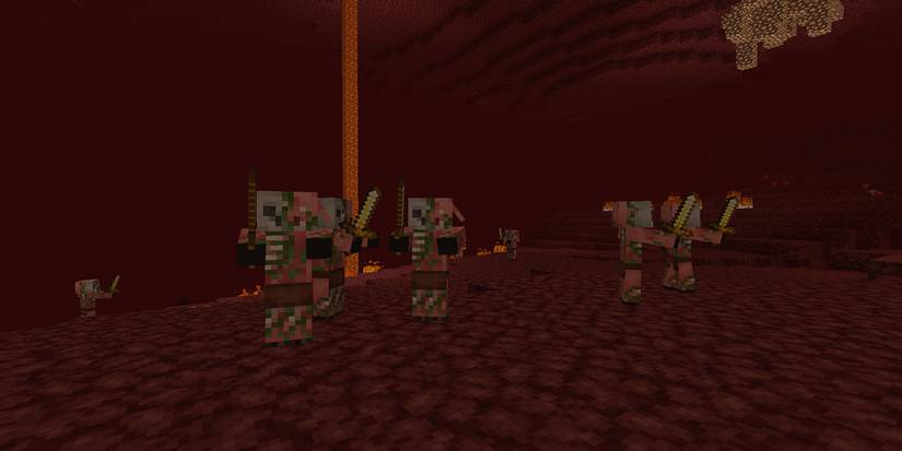 Minecraft Nether Wastes Zombie Piglin